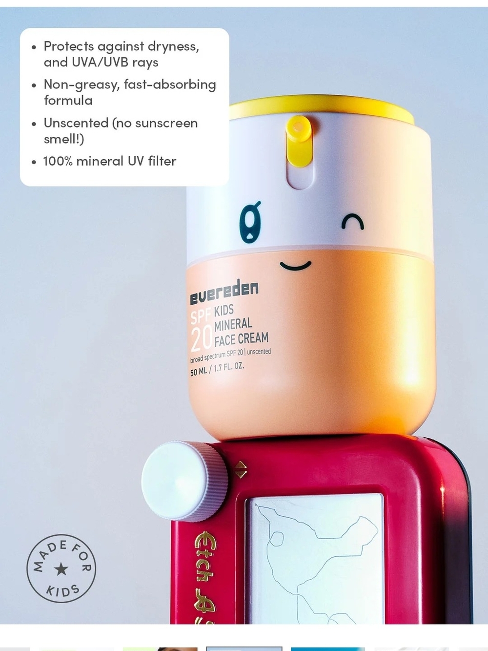 Evereden Kids Mineral Face Cream SPF 20